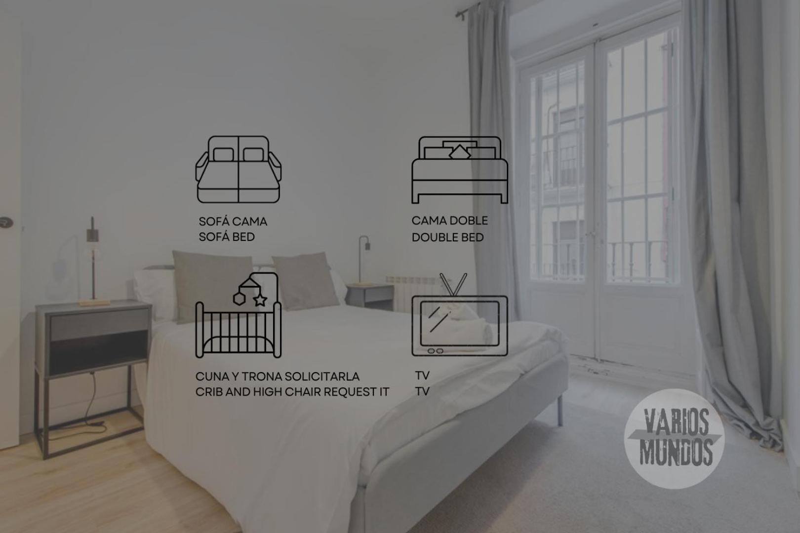 Premium Apt Para 9Pax En Calle Olmo - Centro De Madrid E1 Exterior foto